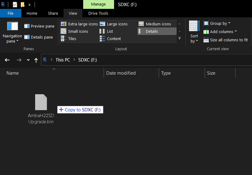 vava dash cam firmware copy