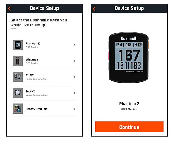 Bushnell Phantom 2 Bluetooth Pairing