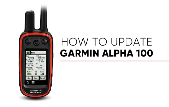 belønning Fortære partikel Garmin Alpha 100 Update Guide - GPS Gears